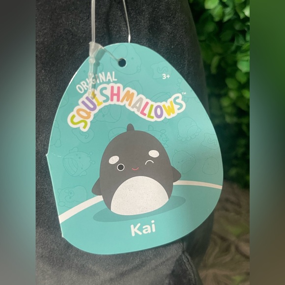 NWT 2021 Kai the Orca Sparkle Belly Squishmallows 12" - Picture 4 of 8
